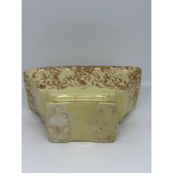 VTG Salem Ceramic Footed Square Planter Mid-Century Bonsai Pot Home Decor Garden - Picture 3 of 8